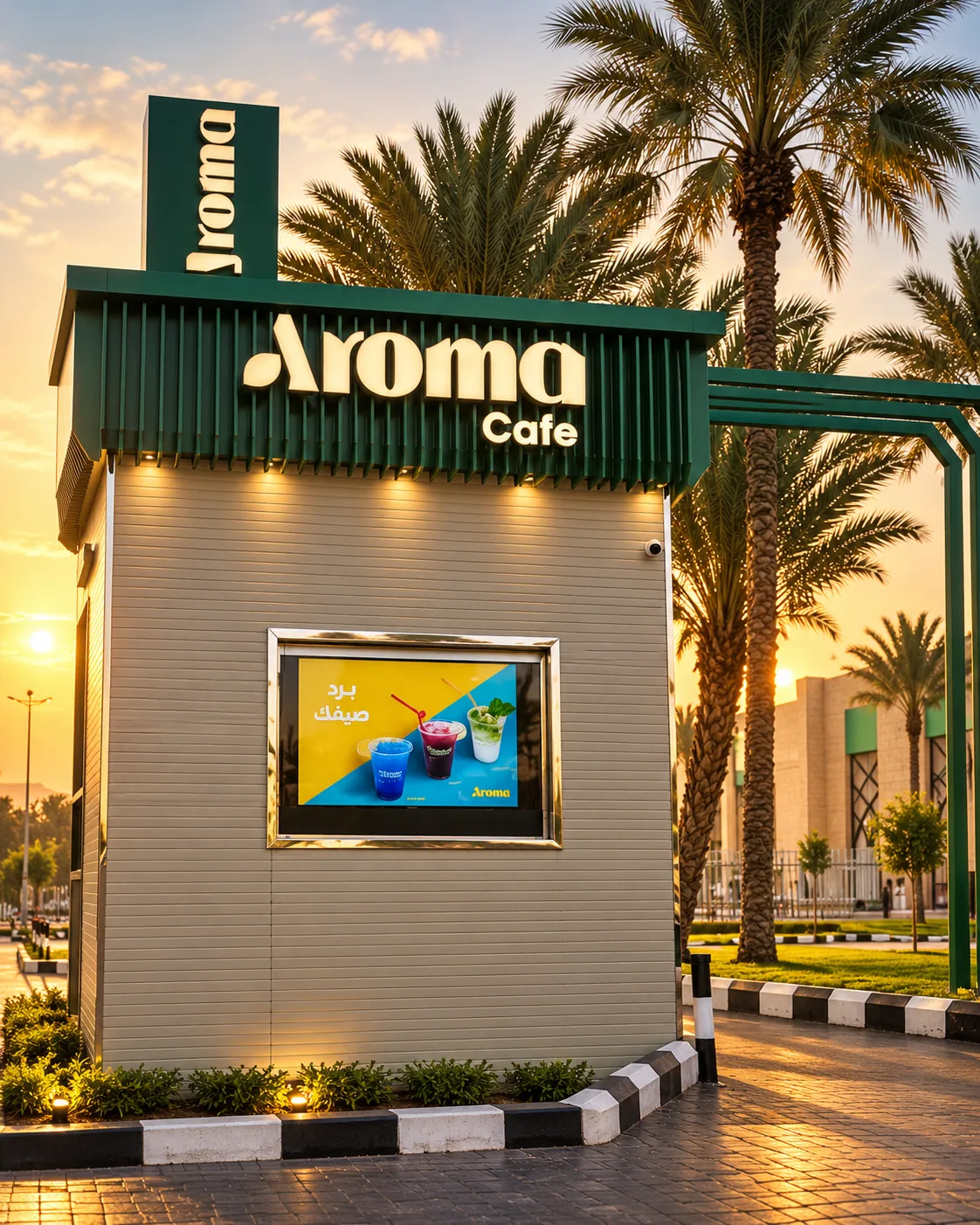 واجهة Aroma Café
